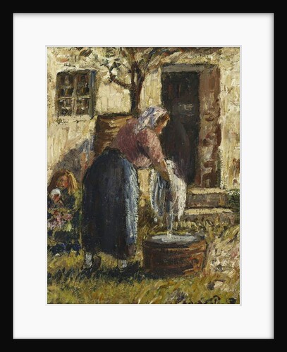 The Washerwoman; La Laveuse, c.1898 by Camille Pissarro