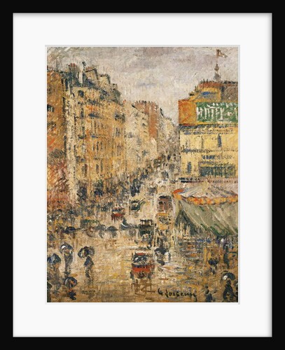 Rue de Clignancourt, Paris, c.1924 by Gustave Loiseau
