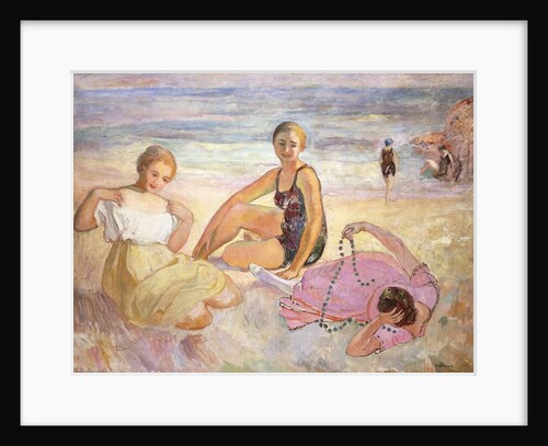 Three Women on the Beach; Trois Femmes a la Plage by Henri Lebasque