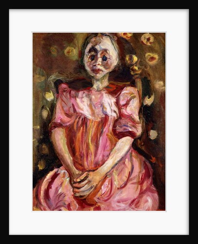 The Little Girl in Pink; La Petite Fille en Rose, 1923-1924 by Chaim Soutine
