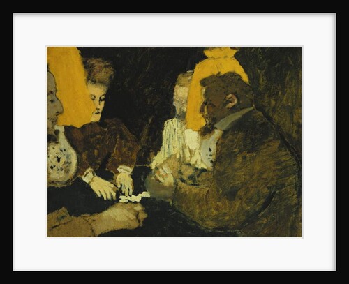 Game of Cards; Jeu de cartes, 1898 by Edouard Vuillard