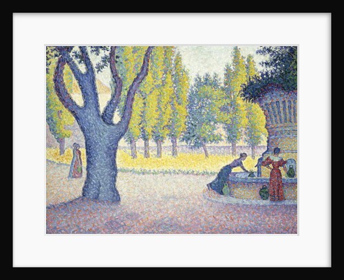The Fountain des Lices in St, 1895 by Paul Signac
