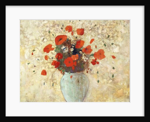 Vase of Poppies by Odilon Redon