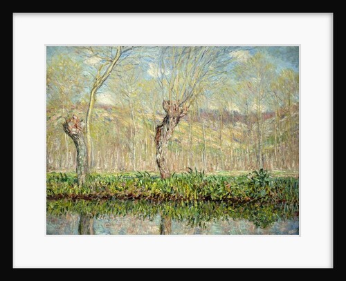 Spring, the Border of l'Epte; Printemps, Bord de l'Epte, 1885 by Claude Monet