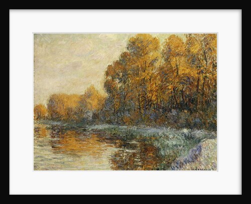 Edge of the River in Autumn; Bords de Riviere en Automne, 1912 by Gustave Loiseau
