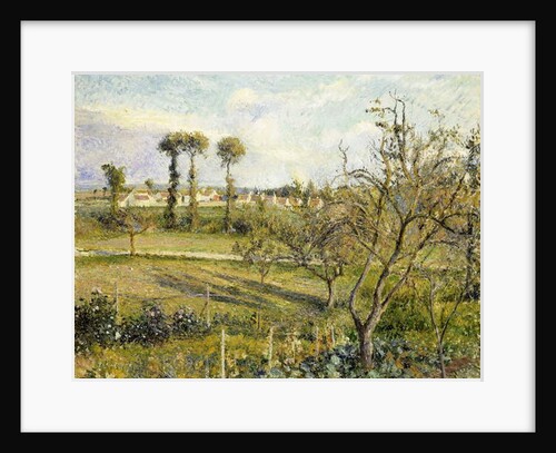 Sunset at Valhermeil, near Pontoise, 1880 by Camille Pissarro