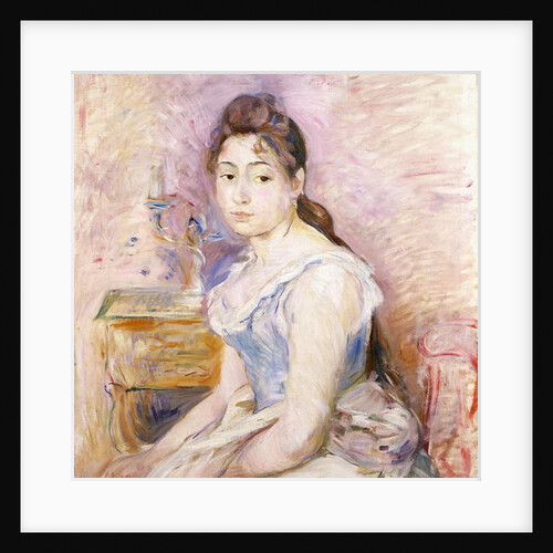 Young Woman in a Blue Corset; Jeune Fille au Corset Bleu, 1891 by Berthe Morisot