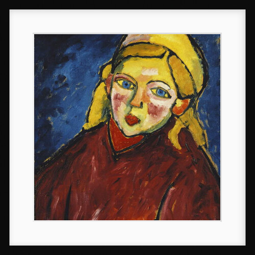 Child with Blue Eyes; Kind mit Blauen Augen, 1912 by Alexej von Jawlensky