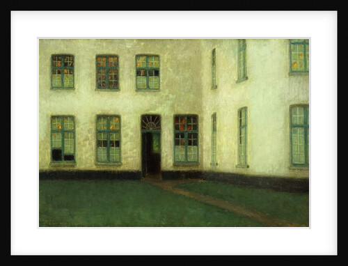 Corner of the Beguines Houses; Coin de Beguinage, 1898 by Henri Eugene Augustin Le Sidaner