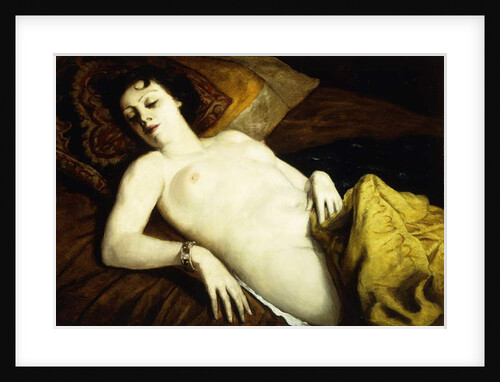 Sleeping Nude with Bracelet; Nu Couche au Bracelet, 1930 by Emile Bernard