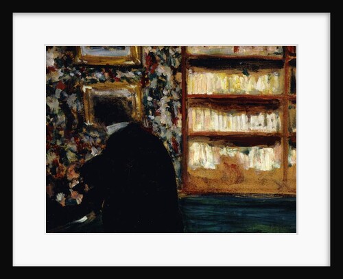 Monsieur Natanson in the Library; Monsieur Natanson dans sa Bibliotheque, c.1898 by Edouard Vuillard