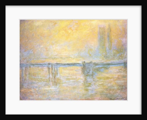 Charing Cross Bridge, Fog; Charing Cross Bridge, Brouillard, 1902 by Claude Monet