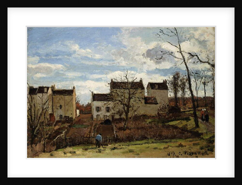 Spring in Pontoise by Camille Pissarro