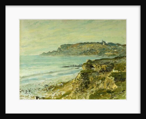 The Cliffs at Sainte-Adresse; La Falaise de Saint Adresse, 1873 by Claude Monet