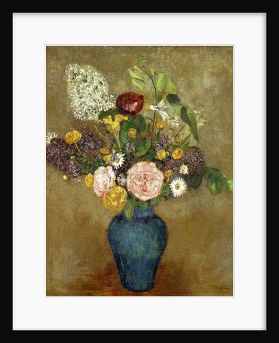 Vase of Flowers; Vase de Fleurs, by Odilon Redon