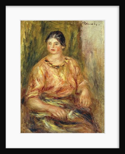 Woman with Rose Corsage; Femme au Corsage Rose, 1914 by Pierre Auguste Renoir