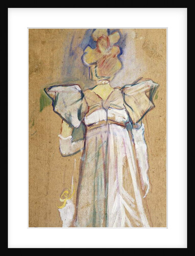 Jane Avril, 1893 by Henri de Toulouse-Lautrec