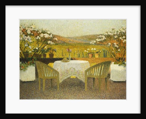 The Terrace at Marquayrol; Le Terrasse de Marquayrol, 1920 by Henri Jean Guillaume Martin