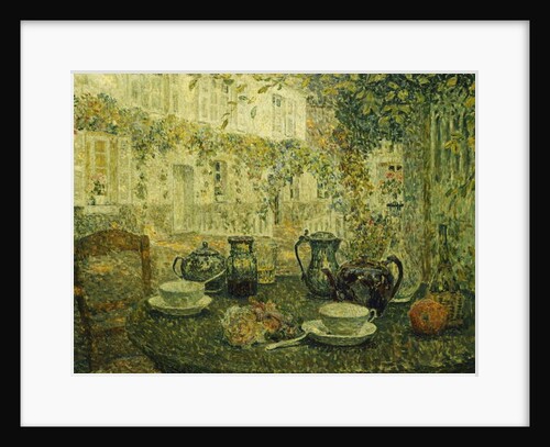 The Stone Table; Le Table de Pierre, 1919 by Henri Eugene Augustin Le Sidaner