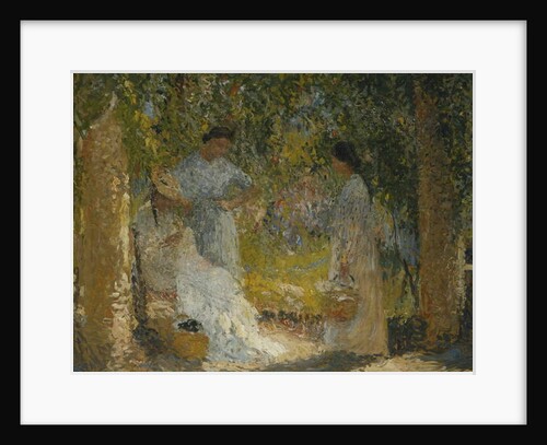 Three Women in the Garden; Trois Femmes dans le Jardin, 1905-1915 by Henri Jean Guillaume Martin