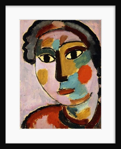 Head; Kopf, c.1916 by Alexej von Jawlensky