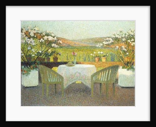 The Terrace in the Sun by Henri Jean Guillaume Martin