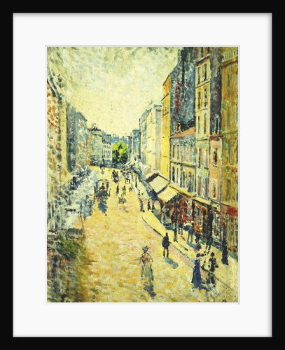 A Street in Abbesses; La Rue des Abesses, 1895 by Maximilien Luce