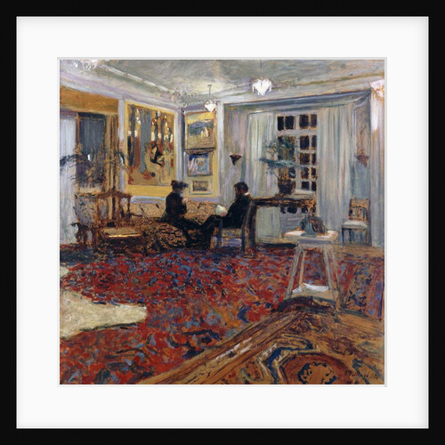 Chat at the Fontaines: Mr and Mrs Arthur Fontaine; Causerie chez les Fontaines: Monsieur et Madame Arthur Fontaine, 1904 by Edouard Vuillard