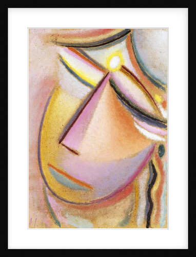 Heilandsgesicht: Neigender Kopf, 1923 by Alexej von Jawlensky