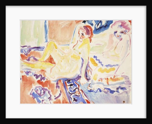 Sitting and Lying; Sitzende und Liegende by Ernst Ludwig Kirchner