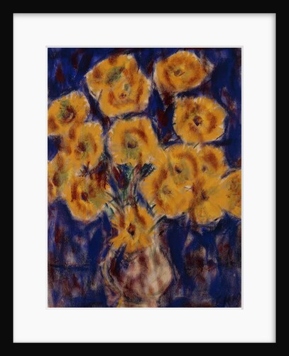 Chrysanthemums; Chrysanthemen, 1919 by Christian Rohlfs