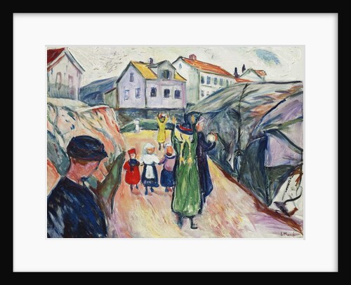 Street in Kragero by Edvard Munch