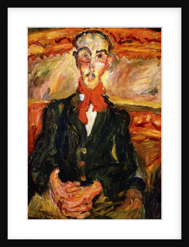 Man in Red Scarf by Chaim Soutine