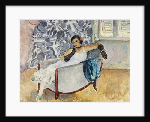 Woman with Black Gloves by Henri Lebasque