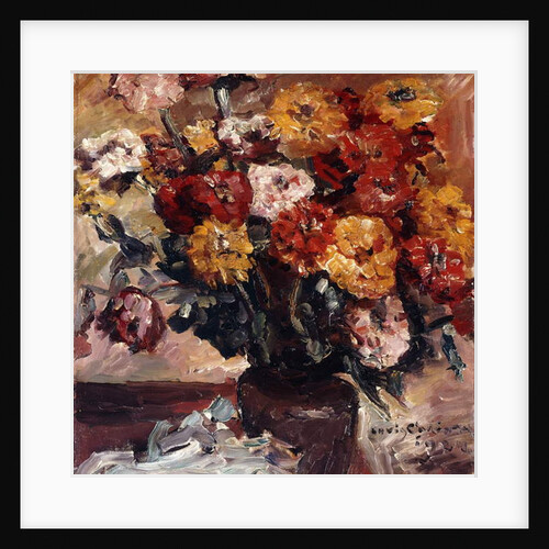 Zinnien, by Lovis Corinth