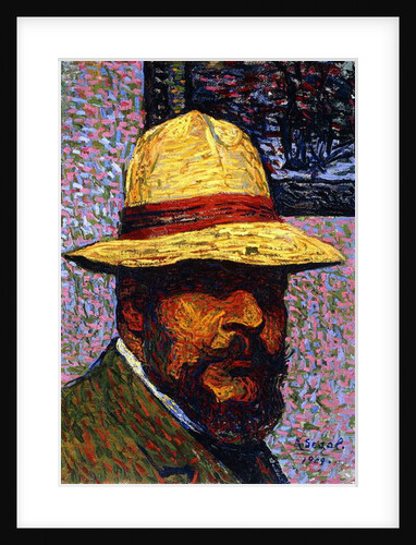 Self-portrait; Selbstportrat, 1909 by Arthur Segal