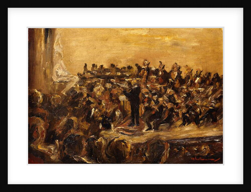 Concert in the Staatsoper, Unter den Linden, Berlin; Sinfoniekonzert in der Staatsoper, Unter den Linden, Berlin, 1923 by Max Liebermann