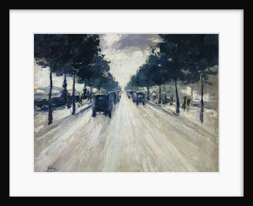 The Embankment, London, 1926 by Lesser Ury