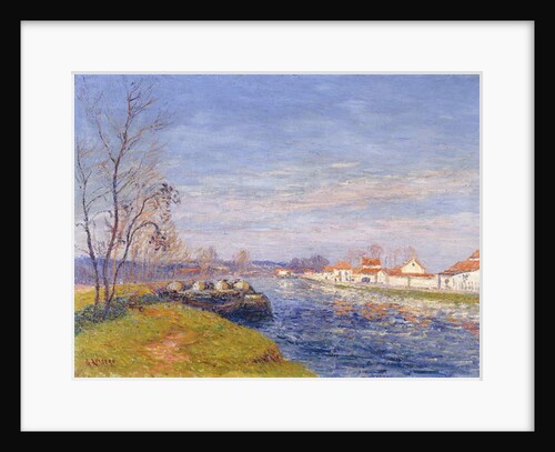 St. Mammes, Moret-sur-Loing by Gustave Loiseau