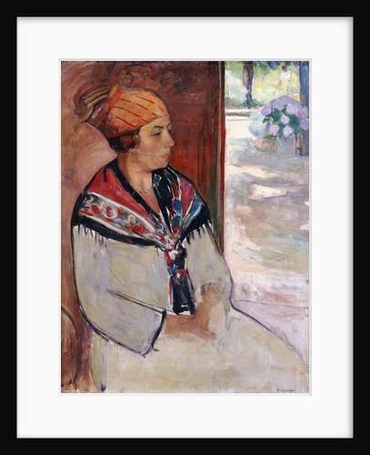 Woman in a Bandana at Prefailles; Femme au Madras a Prefailles, 1922 by Henri Lebasque