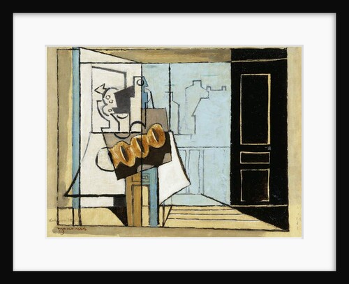 Monday, the Open Window; Lundi, la Fenetre Ouverte, 1929 by Louis Marcoussis