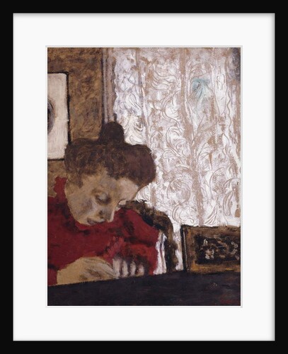 Marie Vuillard writing by Edouard Vuillard