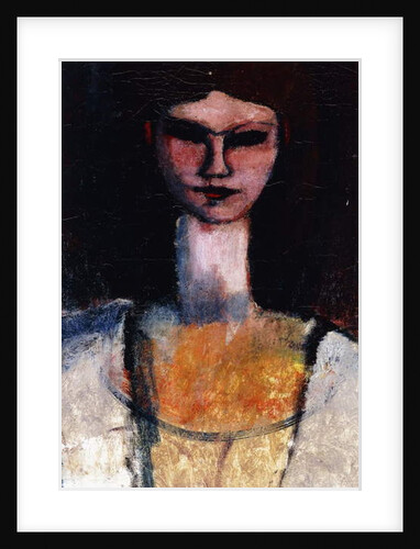 Bust of a Young Woman; Buste de Jeune Femme, c.1910-11 by Amedeo Modigliani