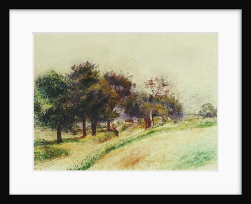 Landscape; Paysage, by Pierre Auguste Renoir