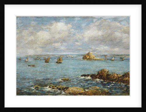 Bay of Douarnenez; La Baie de Douarnenez, 1897 by Eugene Louis Boudin