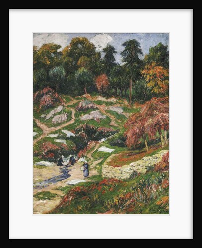 The Laundry at Doelan, Finistere; Le Levoir a Doelan, Finistere by Henry Moret