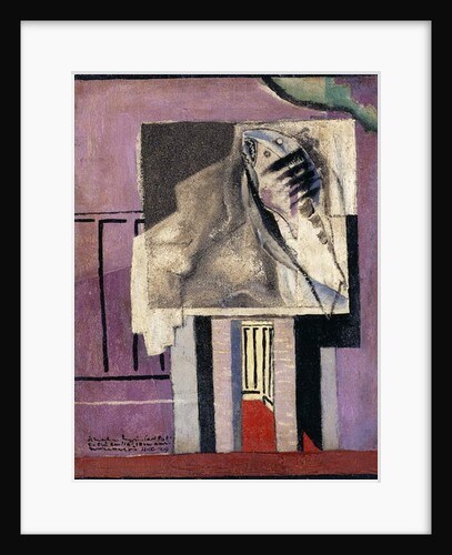 Still Life in front of Balcony by Louis Marcoussis