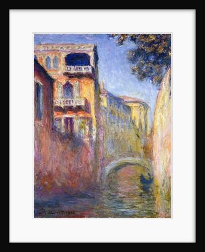 Le Rio de la Salute, 1908 by Claude Monet