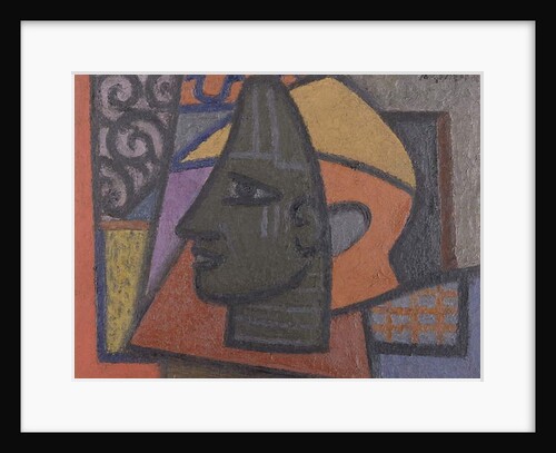 Design with Benin Head by Mark Gertler
