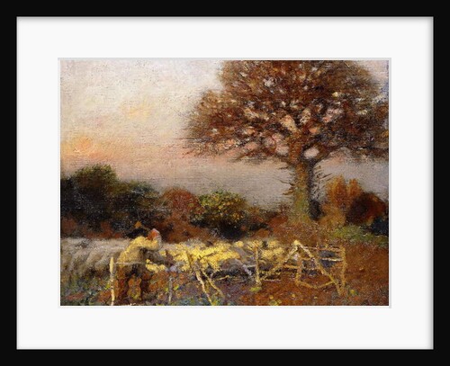 A Sheepfold, Early Morning, 1890 by George Clausen